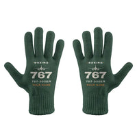 Thumbnail for Boeing 767-300ER - Gloves - Full - Heritage + Name - Dark Green