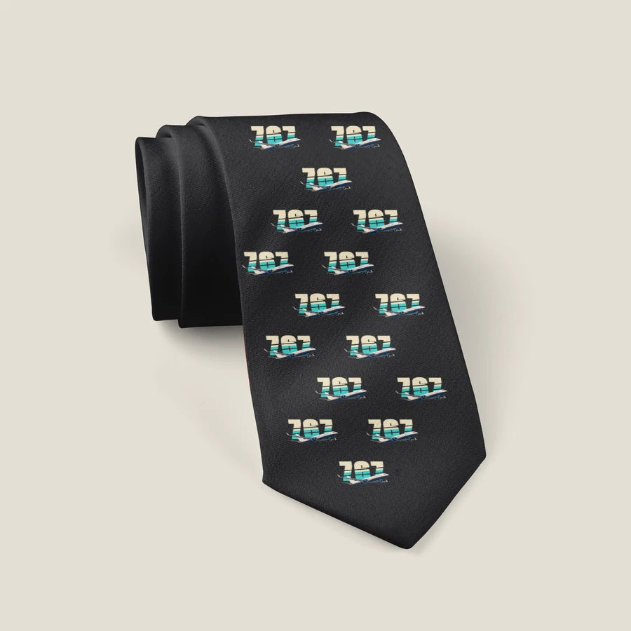 Boeing 767-300ER - Original Pattern - Tie - Black