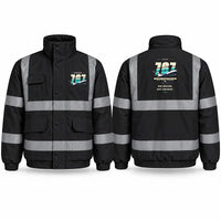 Thumbnail for Boeing 767-300ER Reflective Winter Jackets - Original - Black