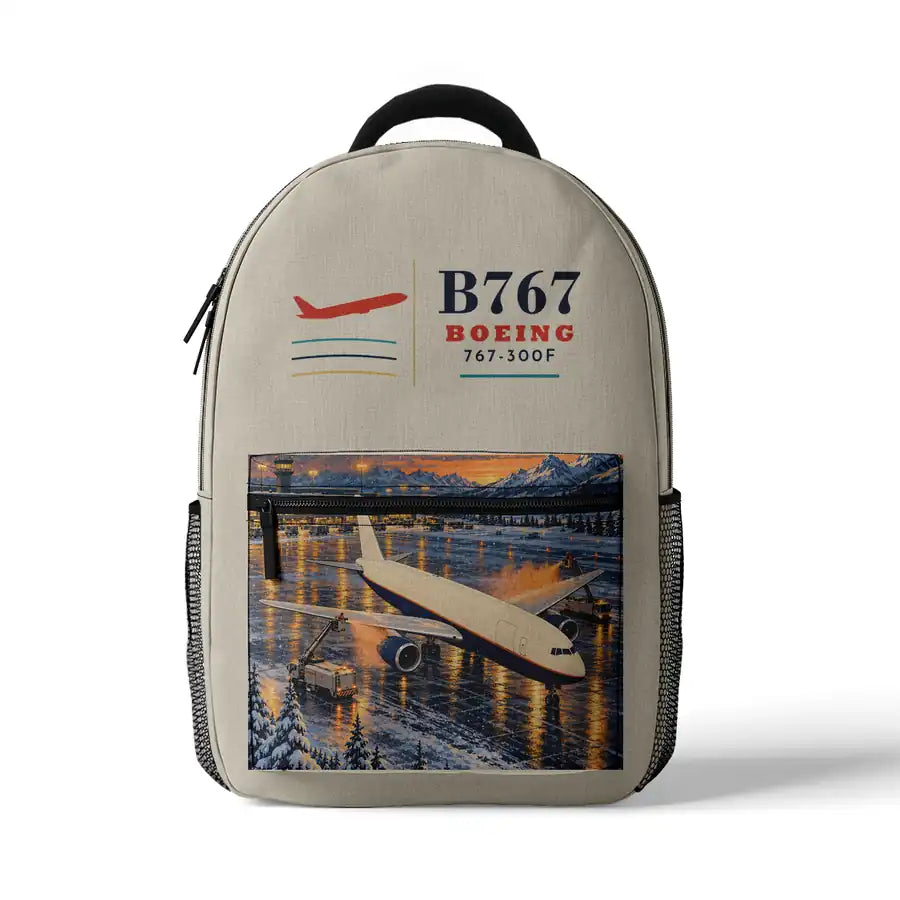 Boeing 767-300F - 3D Backpack - Beige