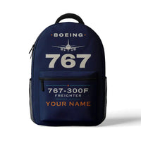 Thumbnail for Boeing 767-300F - 3D Backpack - Heritage + Name - Dark Blue