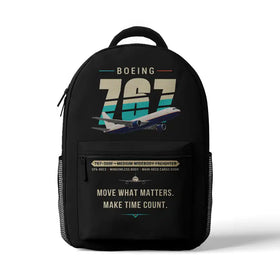 Boeing 767-300F 3D Backpacks & Drawstring Bags