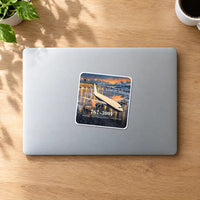 Thumbnail for Boeing 767-300F - 3D - Square Sticker - MacBook