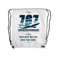 Thumbnail for Boeing 767-300F - Drawstring Bag - Original - White