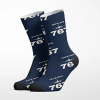 Thumbnail for Boeing 767-300F - Heritage - Socks - Navy