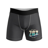Thumbnail for Boeing 767-300F - Men Boxers - Original + Name - Black