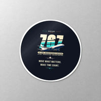 Thumbnail for Boeing 767-300F - Original - Circle Sticker - Close-up