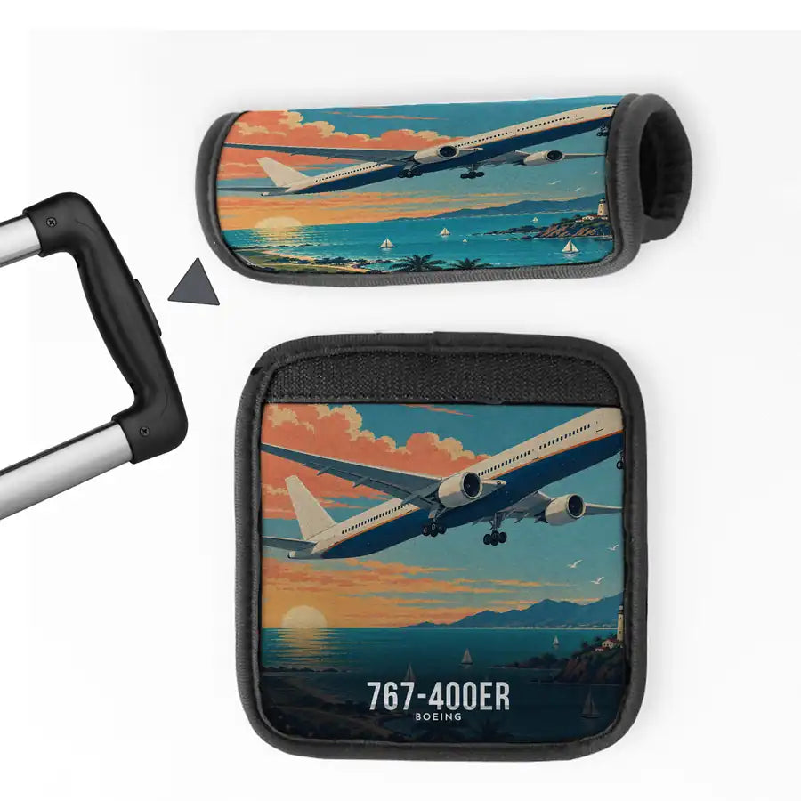 Boeing 767-400ER - 3D - Luggage Handle Cover - Full Print