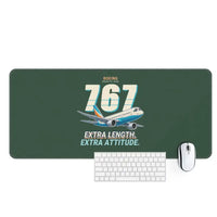 Thumbnail for Boeing 767-400ER - Cartoon - Desk Mat - Dark Green