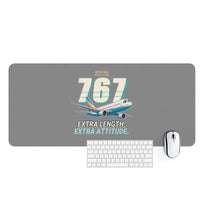 Thumbnail for Boeing 767-400ER - Cartoon - Desk Mat - Gray