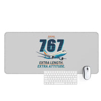 Thumbnail for Boeing 767-400ER - Cartoon - Desk Mat - Light Gray