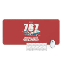 Thumbnail for Boeing 767-400ER - Cartoon - Desk Mat - Red