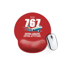 Thumbnail for Boeing 767-400ER - Cartoon - Ergonomic Mouse Pad - Red
