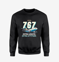 Thumbnail for Boeing 767-400ER - Cartoon - Sweatshirt - Black