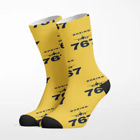 Thumbnail for Boeing 767-400ER - Heritage - Socks - Yellow