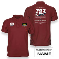 Thumbnail for Boeing 767-400ER - Original - Double-Side Polo - Red + Name