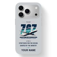 Thumbnail for Boeing 767-400ER - Original + Name - MagSafe iPhone 17 Pro - Light Gray