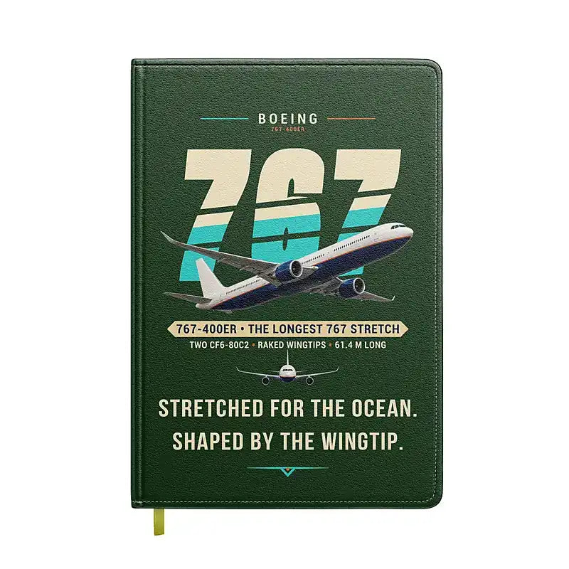 Boeing 767-400ER - Original - Notebook - Dark Green