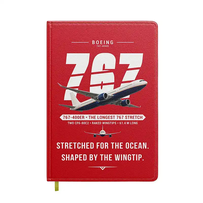 Boeing 767-400ER - Original - Notebook - Red