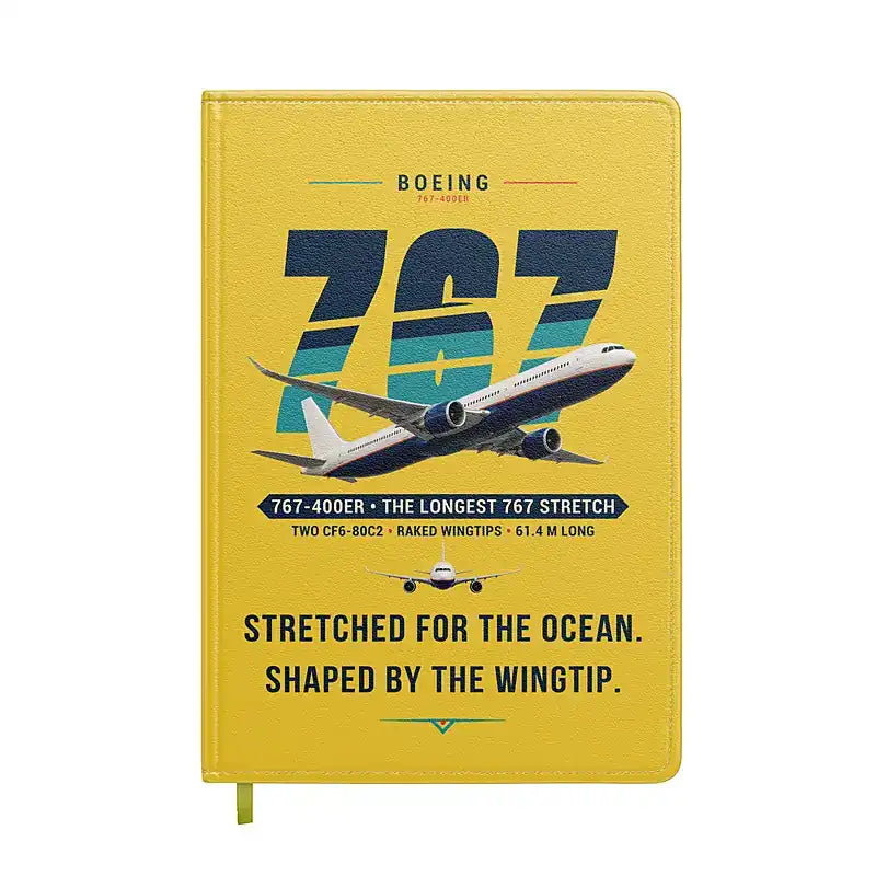 Boeing 767-400ER - Original - Notebook - Yellow
