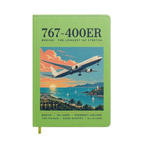 Thumbnail for Boeing 767-400ER - Poster - Notebook - Light Green