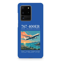 Thumbnail for Boeing 767-400ER - Poster - Samsung Case - Blue