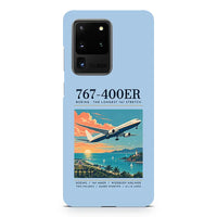 Thumbnail for Boeing 767-400ER - Poster - Samsung Case - Light Blue