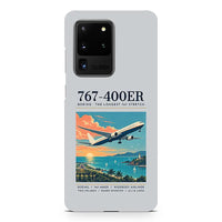 Thumbnail for Boeing 767-400ER - Poster - Samsung Case - Light Gray