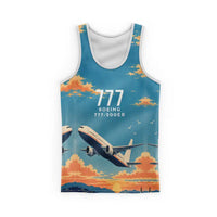 Thumbnail for Boeing 777-200ER 3D All-Over Print Clothing - Tank Top - 3D