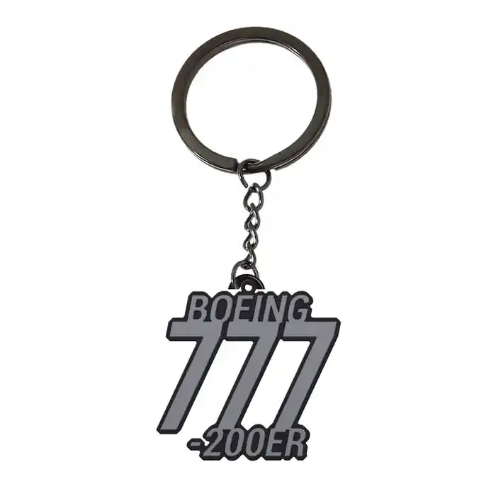 Boeing 777-200ER - Hollow Key Chain - Tag - Black