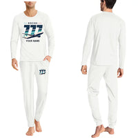 Thumbnail for Boeing 777-200ER - Men Pajamas - Original Chest + Name - White