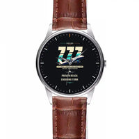 Thumbnail for Boeing 777-200ER - Original - Leather Strap - Striped Brown Leather Strap