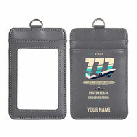Thumbnail for Boeing 777-200ER - Original - ID Card Holder - Gray + Name