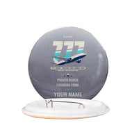 Thumbnail for Boeing 777-200ER - Original + Name - Pin - Gray