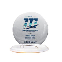 Thumbnail for Boeing 777-200ER - Original + Name - Pin - Light Gray