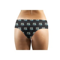 Thumbnail for Boeing 777-200ER - Women Panties - Cartoon Pattern - Black - Back