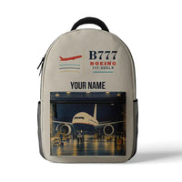 Thumbnail for Boeing 777-200LR - 3D Backpack - Beige + Name