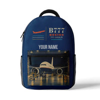 Thumbnail for Boeing 777-200LR - 3D Backpack - Blue + Name