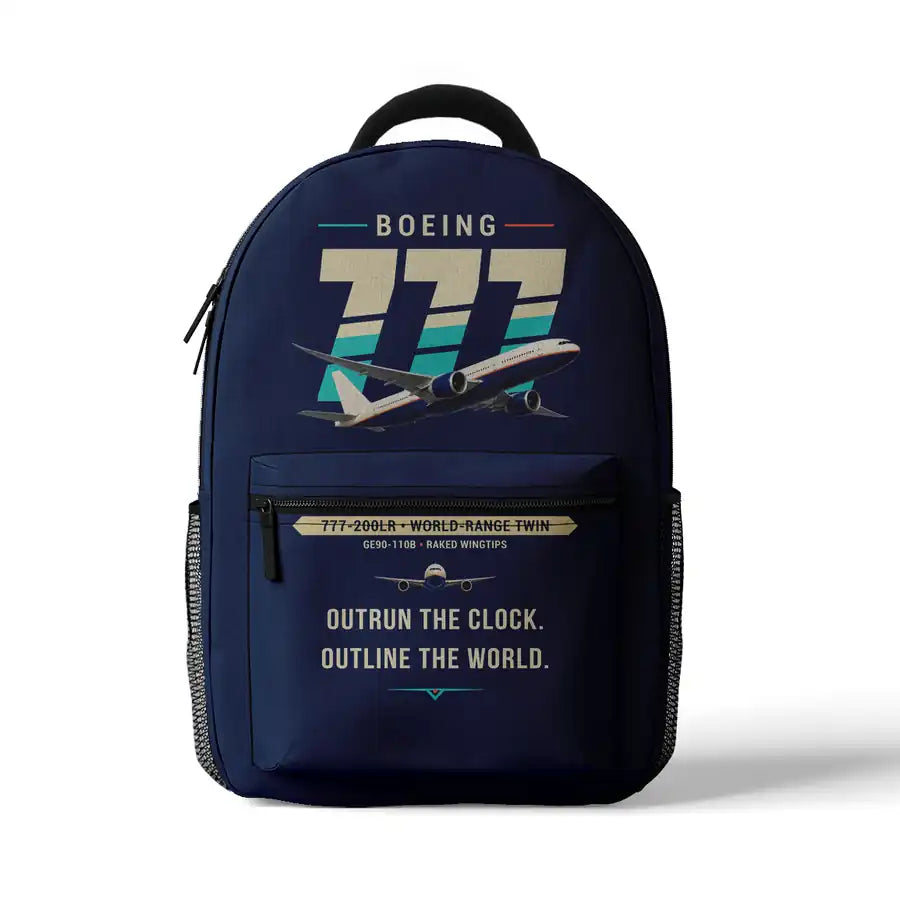 Boeing 777-200LR - 3D Backpack - Original - Dark Blue