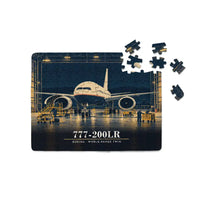 Thumbnail for Boeing 777-200LR - Horizontal + Text - Canvas Puzzle