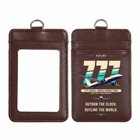 Thumbnail for Boeing 777-200LR - Original - ID Card Holder - Dark Brown