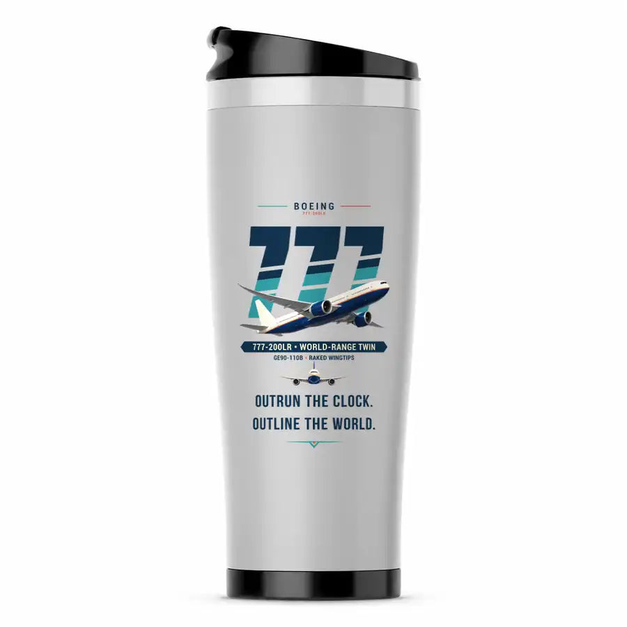Boeing 777-200LR - Original - Stainless Steel (No Holder) - Light Gray