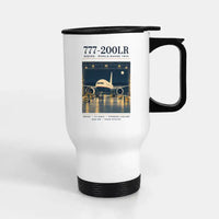 Thumbnail for Boeing 777-200LR - Poster - Stainless Steel with Holder - White