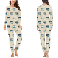 Thumbnail for Boeing 777-200LR - Women Pajamas - Cartoon Pattern - Beige