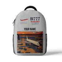 Thumbnail for Boeing 777-300ER - 3D Backpack - White + Name