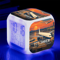 Thumbnail for Boeing 777-300ER - 3D + Name - Alarm Clock