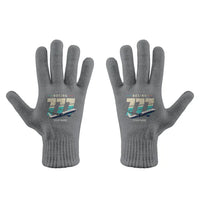 Thumbnail for Boeing 777-300ER - Gloves - Full - Original + Name - Gray