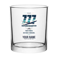 Thumbnail for Boeing 777-300ER - Original + Name - Special Whiskey Glass