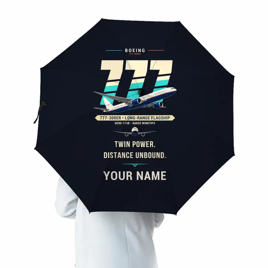 Boeing 777-300ER - Original + Name - Umbrella