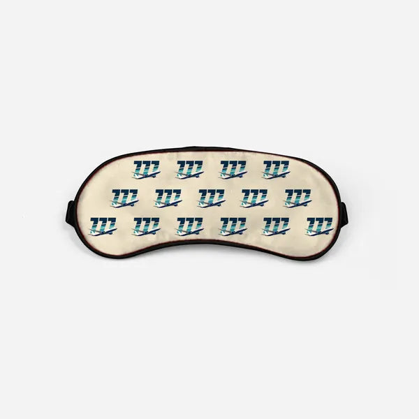Boeing 777-300ER - Original Pattern - Sleep Mask - Beige